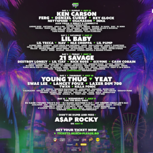 Biletele de o zi pentru festivalul Beach, Please! 2025 au fost lansate oficial