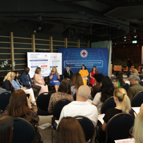 crucea roșie română a dezvoltat o rețea națională de sprijin pentru sănătatea mintală