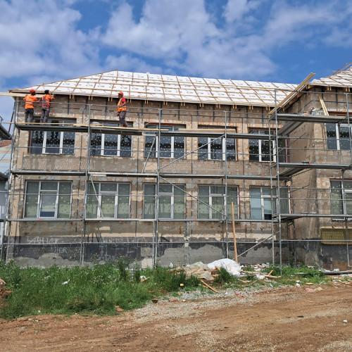 Actualizare despre lucrările de renovare a grădiniței nr. 29 din Sibiu