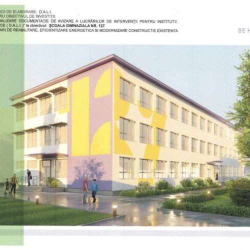Primăria Sectorului 5 obține fonduri pentru modernizarea școlii gimnaziale nr. 127 din București