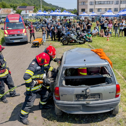 pompierii nemțeni au avut un rol important la evenimentul moto din Targu-Neamț