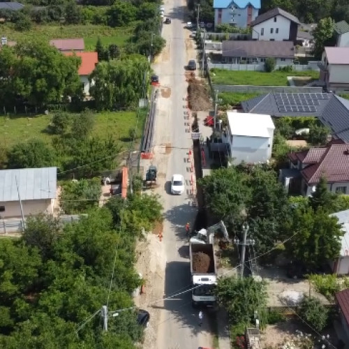 Progres semnificativ în lucrările pentru rețeaua de apă și canalizare din Jilava