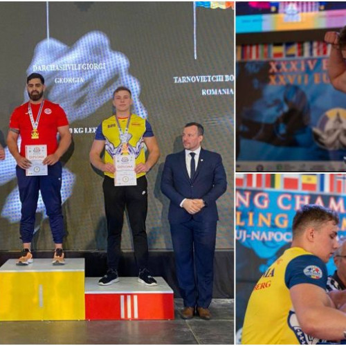 jandarm din bacau, medaliat cu bronz la campionatul european de skandenberg de la cluj