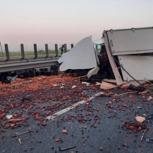 Restricții de circulație pe autostrada A1 în zona Topolovățu Mare