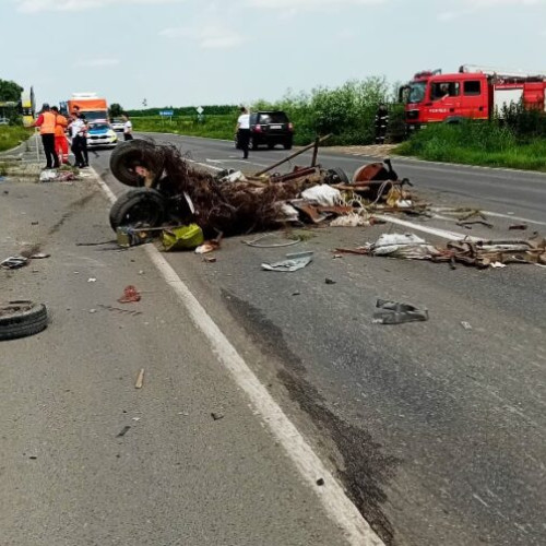 accident grav pe drumul national 1b în bucurești