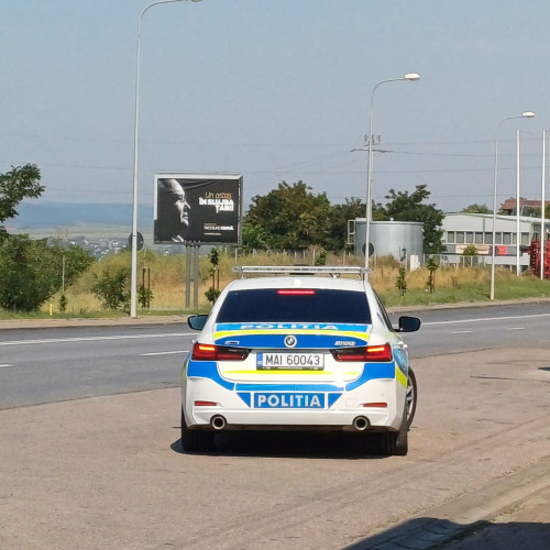 Control rutier în județul Botoșani pentru respectarea regulilor de transport