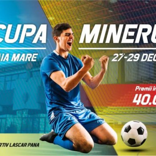 eveniment de fotbal devenit tradiție la sala sporturilor lascar pana: cupa minerul revine în decembrie