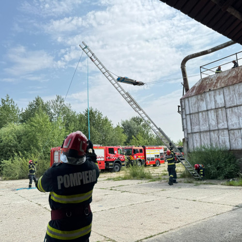 exercițiu de intervenție în cazul unui seism în județul Neamț