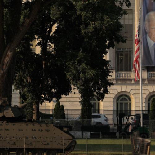 planuri pentru parada militara la washington in pericol din cauza furtunii