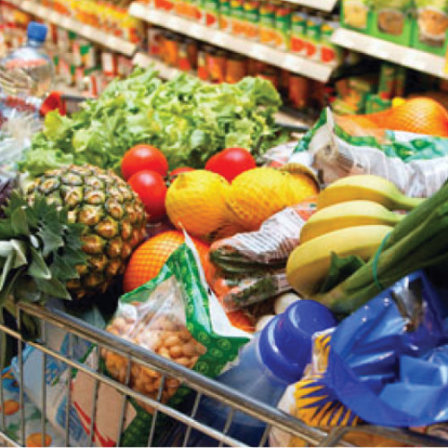 Alimentele au înregistrat cea mai mare creștere