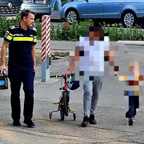 Un minor pierdut salvat de polițiști în Botoșani