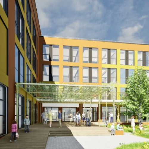 Mark Twain International School finalizează construcția noului campus din Tunari