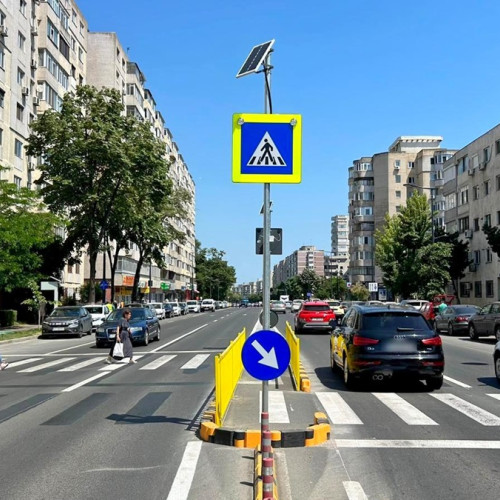 Îmbunătățiri pentru siguranța pietonilor pe drumul din Constanța