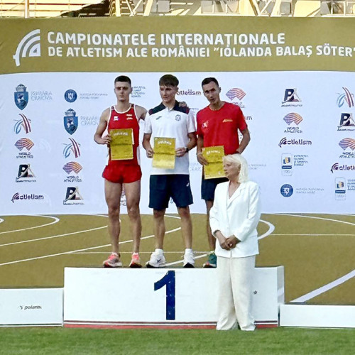 al doilea titlu pentru Alin Savlovschi la campionatele naționale de atletism din craiova