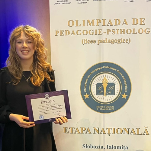tineri elevi remarcabili la olimpiade naționale în educație și psihologie