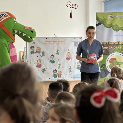 campanie pentru obiceiuri sănătoase de igienă dentară în gradinitele din zona de est a țării