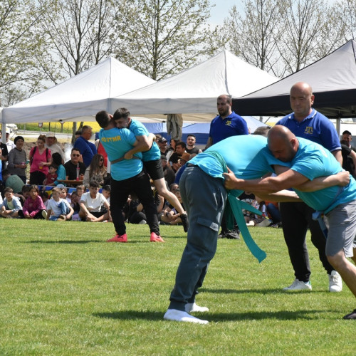 Concurs de lupte tradiționale la Ciocarlia de Sus