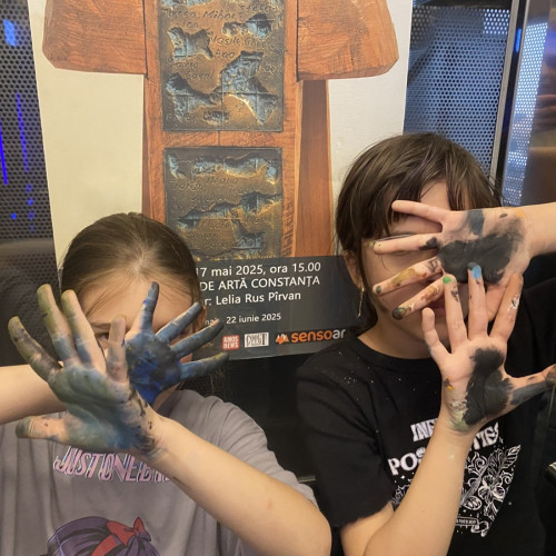 Iulian și Smaranda au explorat armonia elementelor de limbaj plastic