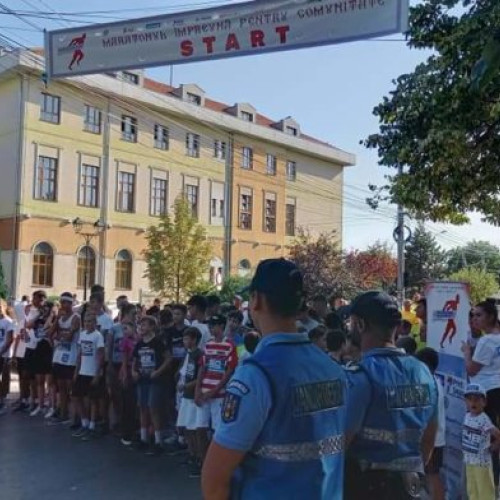 Jandarmii botoșăneni și colegii lor din Bacau asigură ordinea la maratonul nordului și alte evenimente