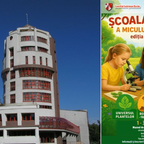Școala de vară a micilor naturalisti, ediția a șasea, la Muzeul de Științele Naturii din Bacău