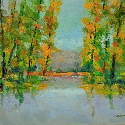 Sterica Badalan sărbătorește 70 de ani cu o expoziție de pictură la Galați