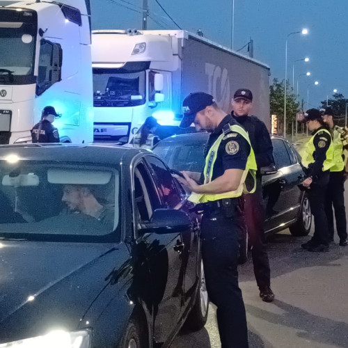 razie de amploare în Botoșani pentru combaterea tulburării ordinii publice