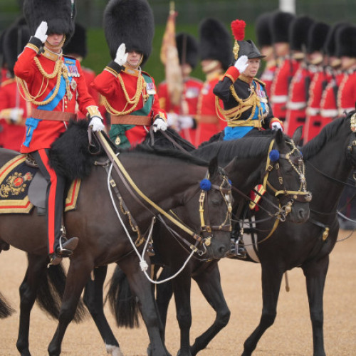 eveniment regal în Londra: parada Trooping the Colour și apariția familiei regale