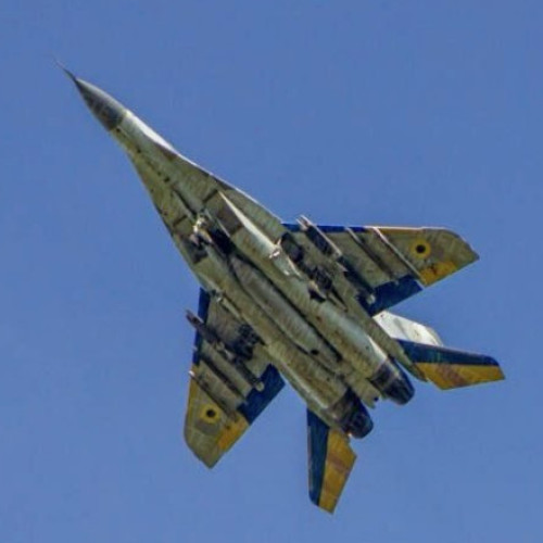 avion MiG-29 ucrainean a efectuat atac de precizie asupra pozițiilor ruse din Zaporojie