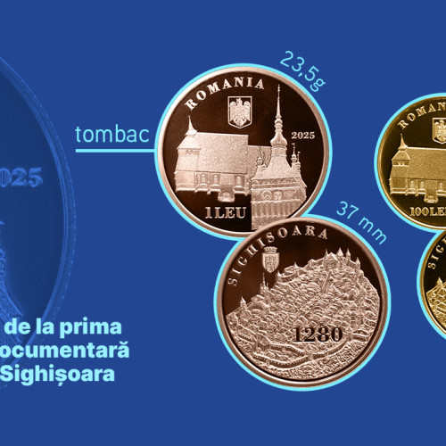 Lansare de monede speciale pentru aniversarea Sighişoarei