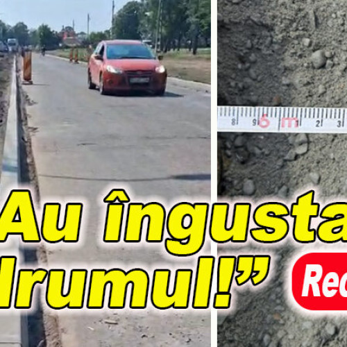 Reclamatie privind ingustarea drumului către Podgoria din Rm. Sărat
