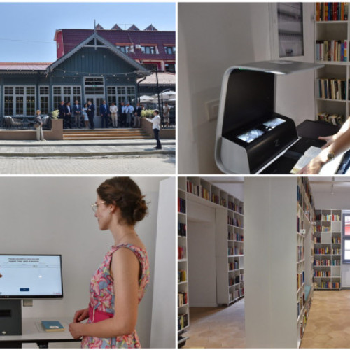 transformare a unei clădiri din lemn din baile felix într-o bibliotecă modernă