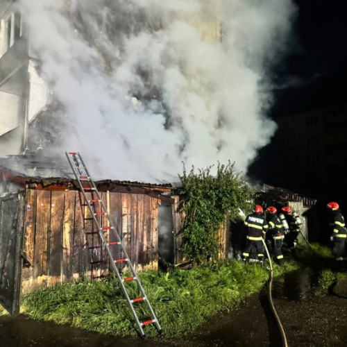 Incendiu izbucnit în cartierul Independenței din Sighetu Marmației