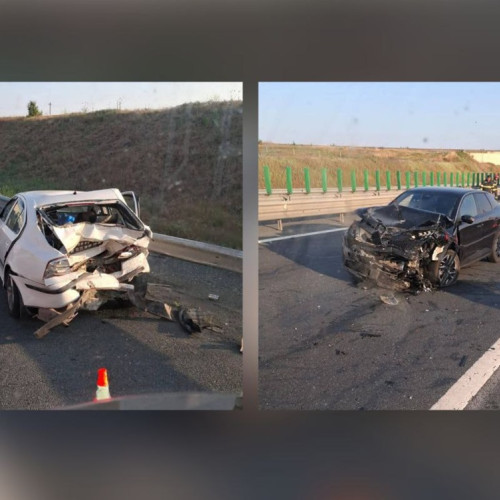 accident pe autostrada A2 în județul Constanța: patru persoane conștiente, traficul restricționat