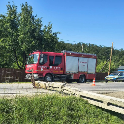 Accident rutier în comuna Pipirig, satul Leghin
