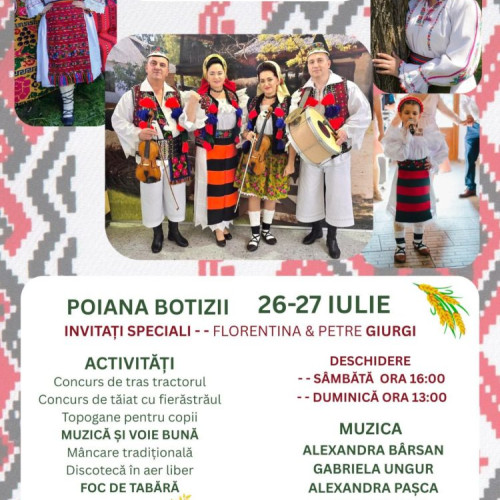 Poiana Botizii găzduiește cea de-a patra ediție a Târgului Tăinii