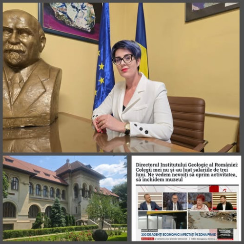 Muzeul Geologic Național se confruntă cu o situație critică, avertizează directorul interimar Ramona Balascuta