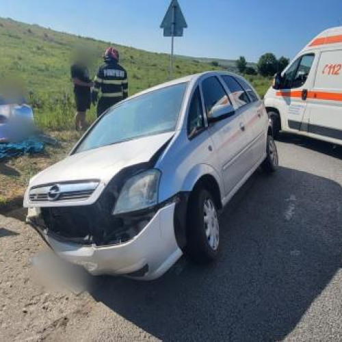 accident rutier aproape de bontida: un bătrân a fost rănit și transportat la spital