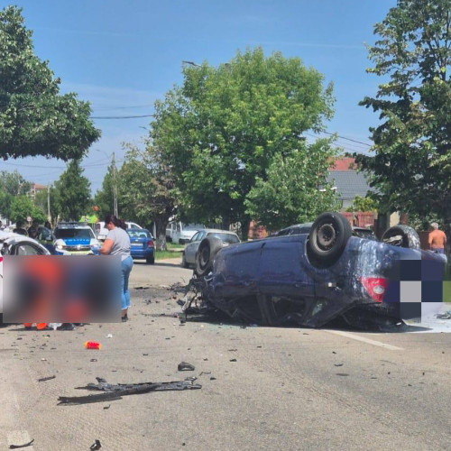 Accident grav pe drumul național 65 din Bălți, Olt: un copil de 11 ani a murit
