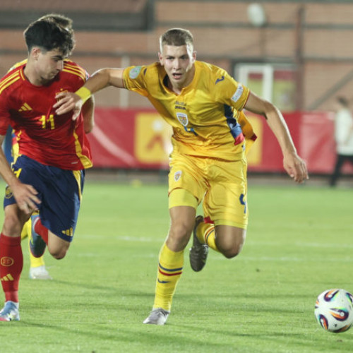 Spania a învins România cu 3-1 în campionatul european under-19