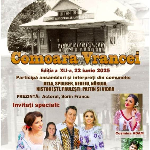 festivalul de muzică populară „Comoara vrancei” ajunge la ediția a XLII-a în Naruja