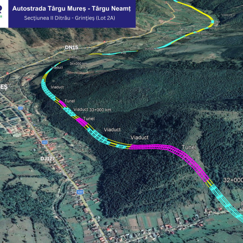 Anunț oficial privind începutul lucrărilor pe lotul 2A al autostrăzii Unirii A8