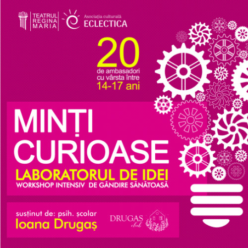 Teatrul Arcadia a găzduit un workshop dedicat dezvoltării gândirii sănătoase la copii și adolescenți