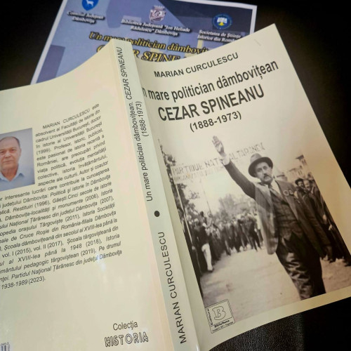 lansarea volumului despre cezar spineanu la biblioteca din dambovița