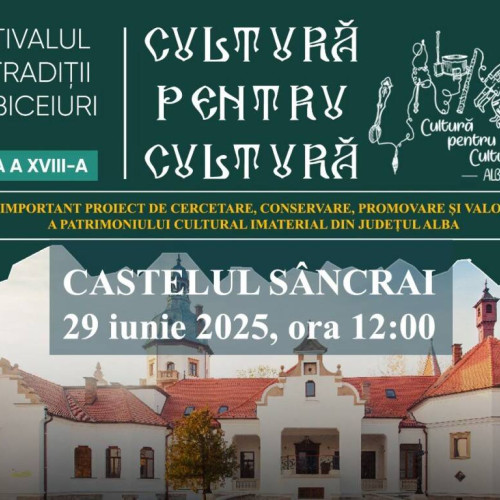 festivalul "cultura pentru cultura", a doua etapă, la castelul sancrai