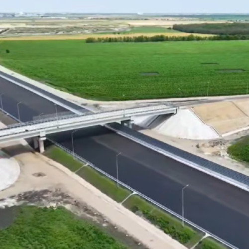 Construcția autostrăzii Ploiești-Buzău avansează: lotul Pietroasele-Municipiul Buzău aproape de 60% finalizare