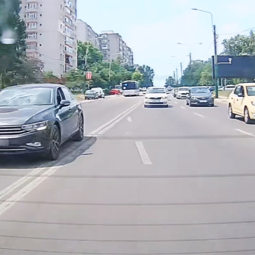 Sofer din Constanța, sancționat pentru depășiri și culoarea roșie a semaforului