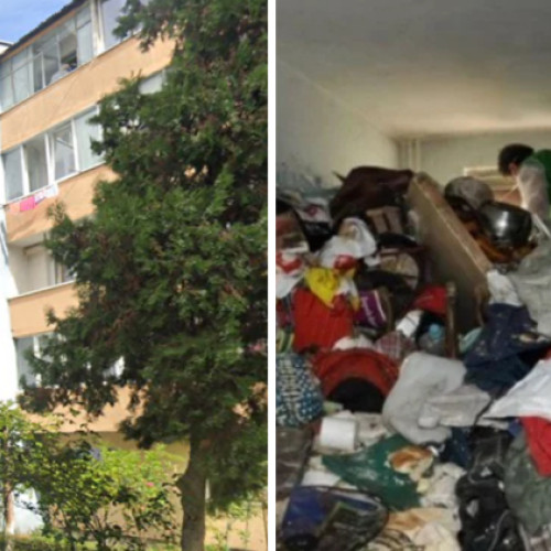 Femeie care locuia în bloc, în stare avansată de neglijare, pune în pericol sănătatea locatarilor