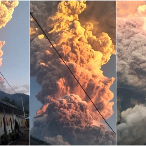 Vulcanul Lewotobi Laki-laki din Indonezia a erupt din nou, pe 17 iunie, trimitând un nor mare de cenușă până la 11 kilometri în atmosferă. Autoritățile locale au emis cel mai ridicat nivel de alertă, iar zborurile spre și dinspre insulele Bali și Flores au fost anulate, notează Digi24.ro.