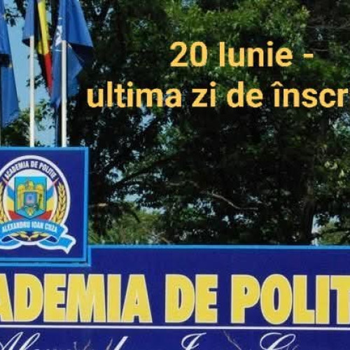 cetățenie în uniformă: ultimele zile pentru înscrierea la Academia de Politie din București