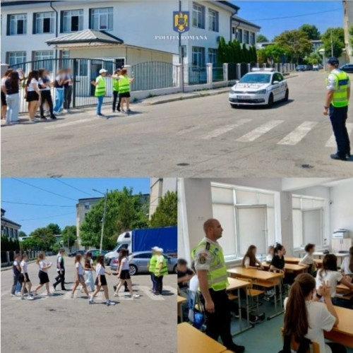 activități preventive la școala din gaesti pentru siguranța elevilor în trafic